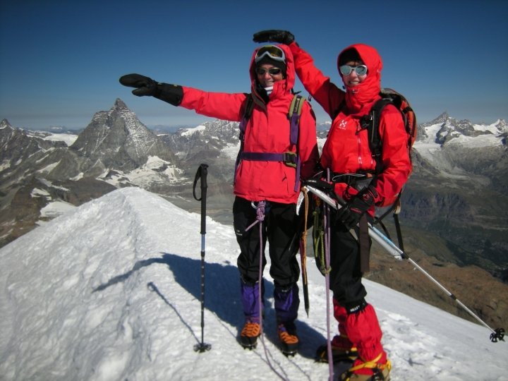 4000 du Mont-Rose : le Cervin depuis le Breithorn 4000 du Mont-Rose : le Cervin depuis le Breithorn