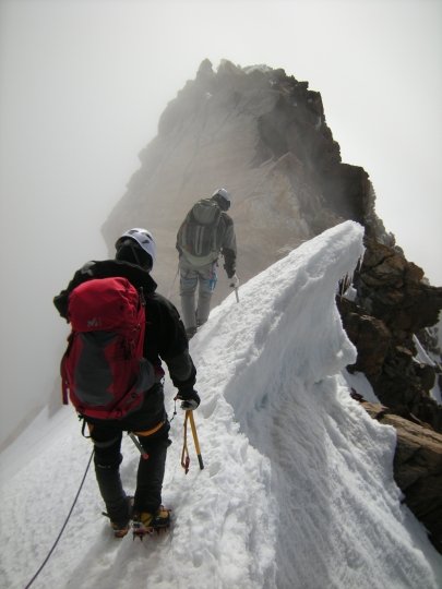 Sur les arêtes du Mont-Rose Sur les arêtes du Mont-Rose