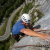 Escalade à Balme : le vieux de la montagne, sept. 2010