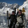 Ski hors-piste - Pointe Helbronner - glacier de la Vierge et Vallée Noire