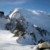 Ski de pentes raides - Aiguilles Rouges - Mont-Blanc - Couloir des Cosmiques - avril 09