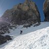 Ski de pentes raides - Chablais Haut-Giffre - Couloir de la Mitraille - mars 2010