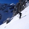 Ski de pentes raides - Aravis - Bornes - Pointe Blanche face Sud - janv. 08
