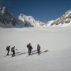 Monêtier, glacier Blanc et Dôme des Ecrins