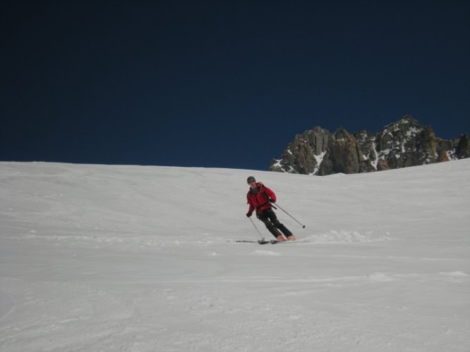 Ski au col du Tour Noir, Chamonix