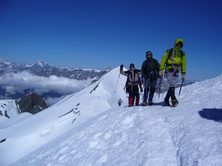 4000 du Mont-Rose, le Breithorn Traversée du Breithorn durant les 4000 du Mont-Rose