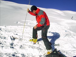 exercice de recherche de victime d'avalanche initiation recherche de victimes d'avalanches