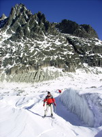 Descente de la Vall�e Blanche mer de glace