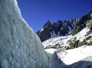 Lame de glace sur la Mer de Glace