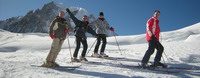 La descente de la Vallée Blanche