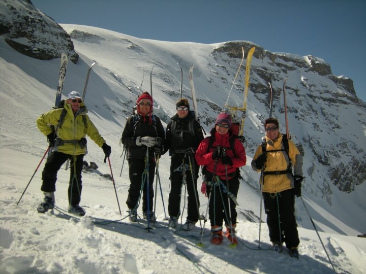 Pendant la très belle traversée du Wildstrubel