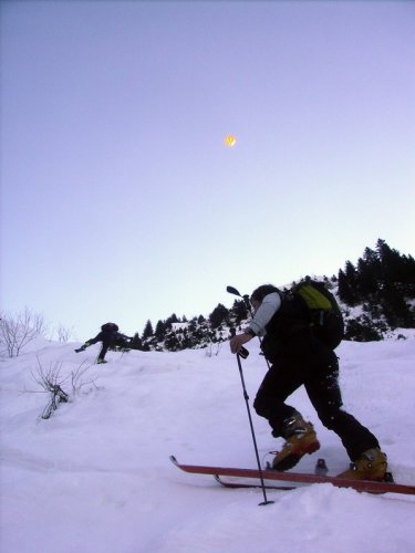 Combe de Chombas en ski de rando