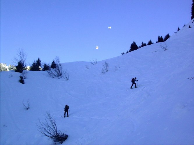 Combe de Chombas en ski de rando