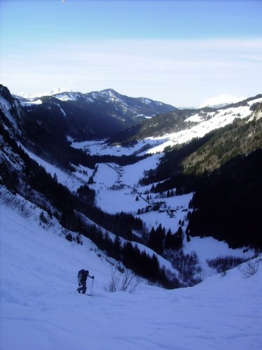 Combe de Chombas en ski de rando