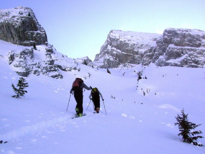 Combe de Chombas en ski de rando