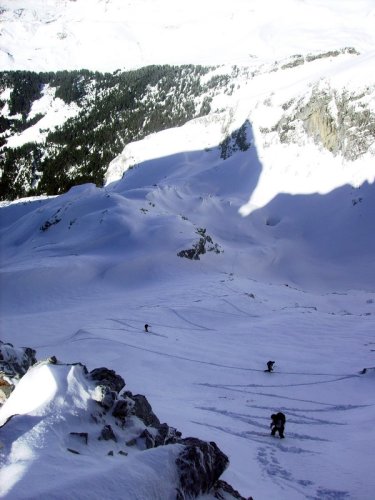 Combe de Chombas en ski de rando