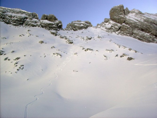 Combe de Chombas en ski de rando