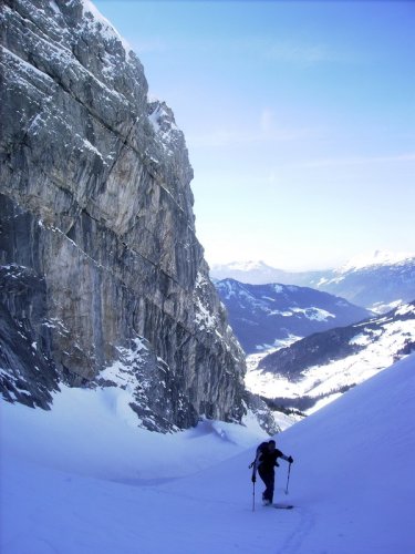 Combe de Chombas en ski de rando