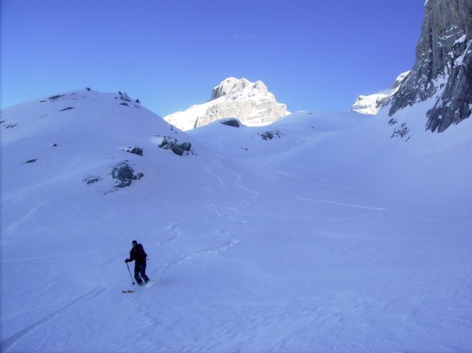 Combe de Chombas en ski de rando