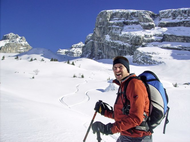 Combe de Chombas en ski de rando