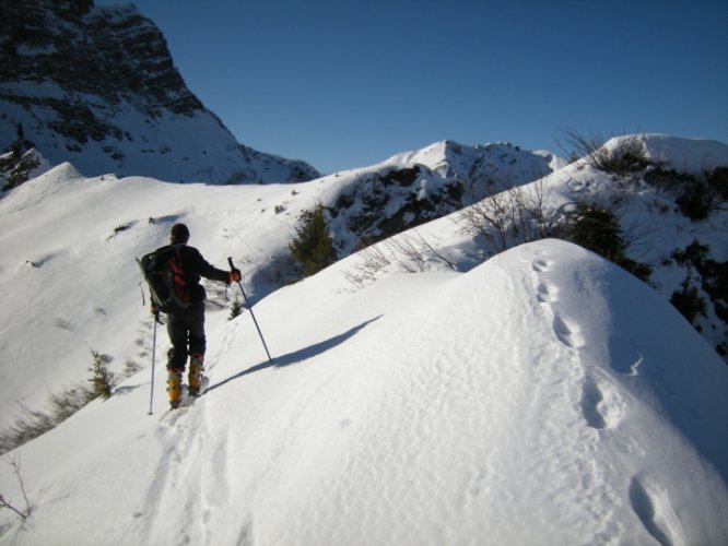 Ski dans le Chablais : le Roc de Tavaneuse