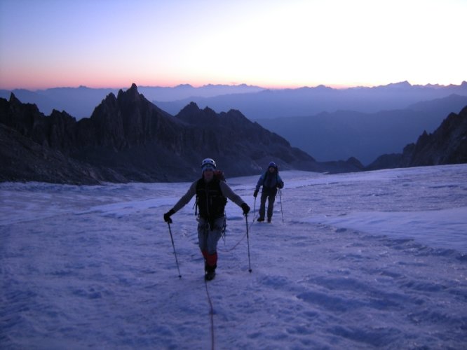 Arête Sud des Aiguilles Dorées