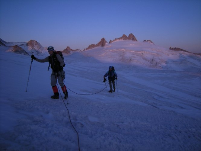 Arête Sud des Aiguilles Dorées