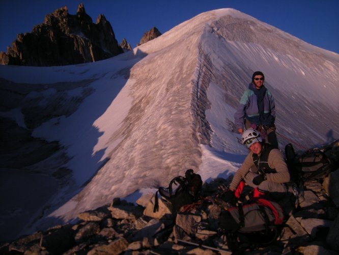 Arête Sud des Aiguilles Dorées