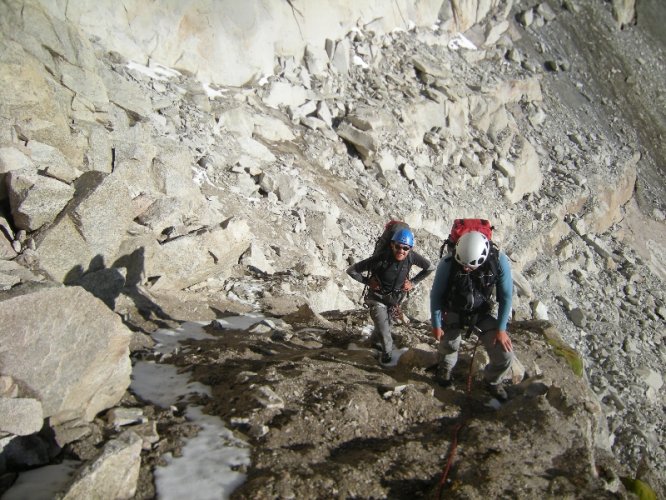 Arête Sud des Aiguilles Dorées