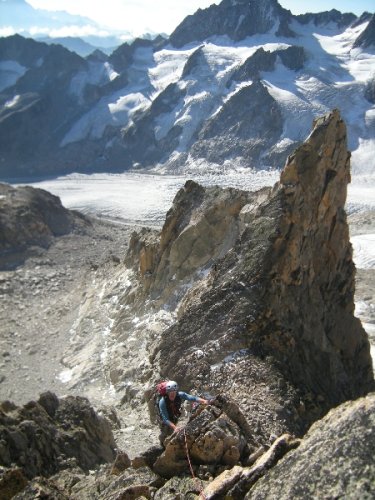 Arête Sud des Aiguilles Dorées