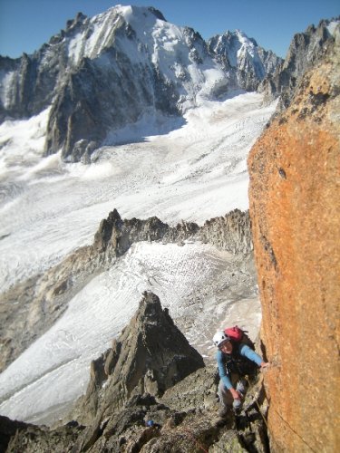 Arête Sud des Aiguilles Dorées