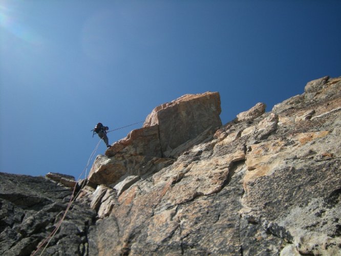 Arête Sud des Aiguilles Dorées