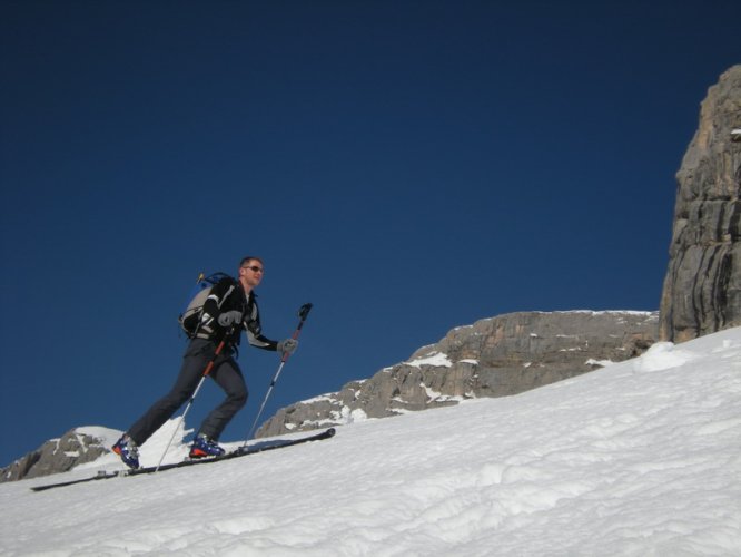 Face Est du Petit Bargy couloir des Frémieux