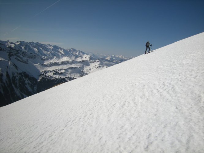 Face Est du Petit Bargy couloir des Frémieux