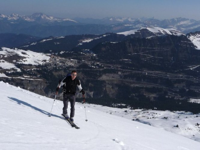 Chapeau Gaspard à skis