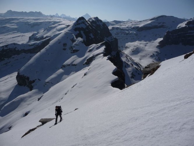 Chapeau Gaspard à skis