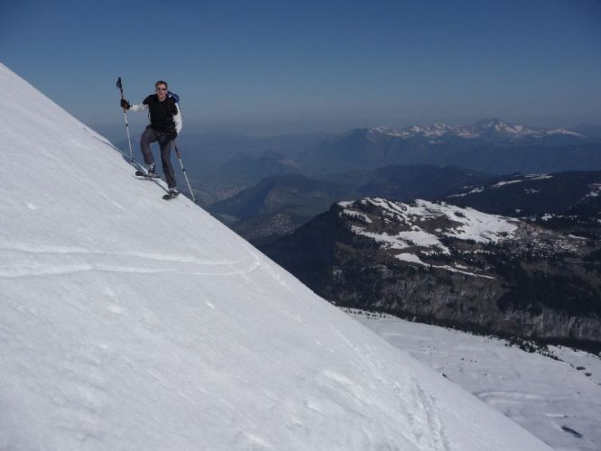 Chapeau Gaspard à skis