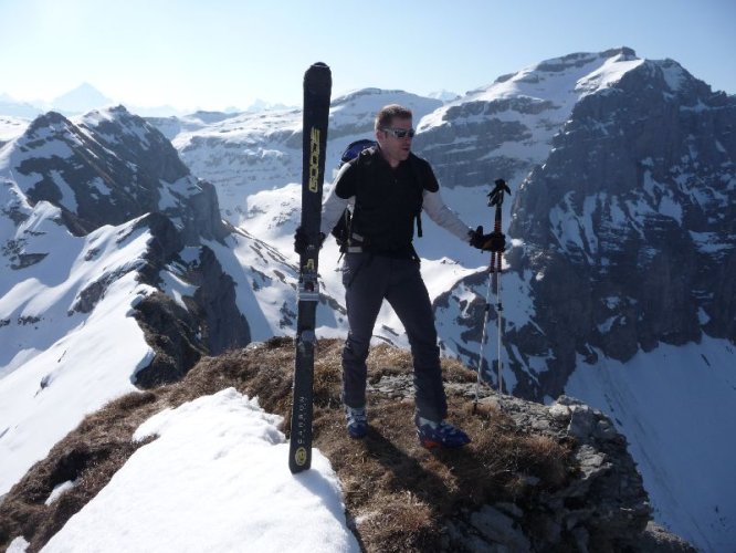 Chapeau Gaspard à skis