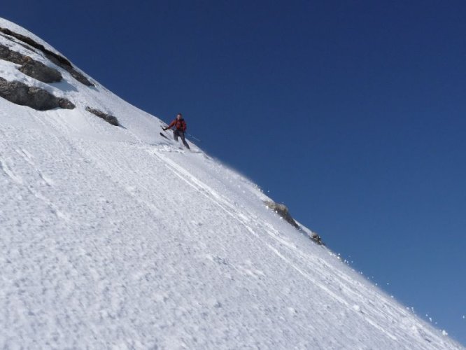 Chapeau Gaspard à skis