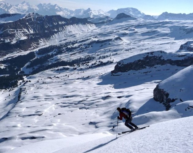 Chapeau Gaspard à skis