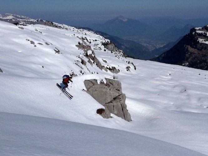 Chapeau Gaspard à skis