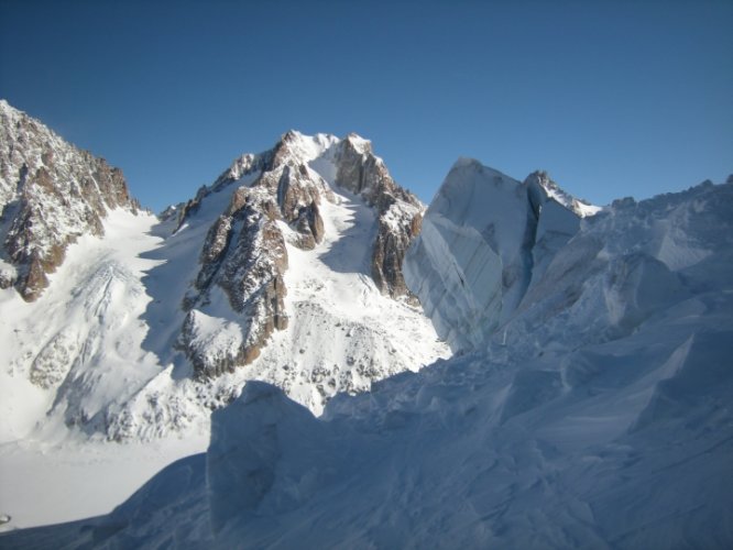 Ski au col d'Argentière, Chamonix