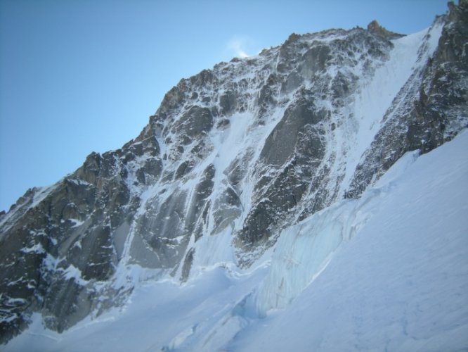 Ski au col d'Argentière, Chamonix