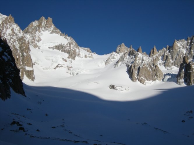 Ski au col d'Argentière, Chamonix