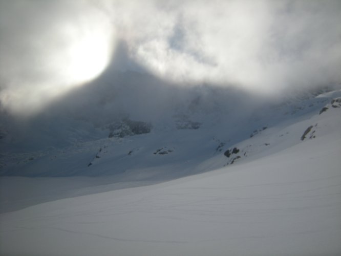 Raid à skis entre la Fouly et Trient