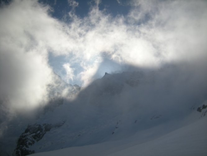 Raid à skis entre la Fouly et Trient