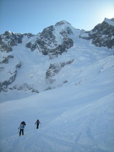 Raid à skis entre la Fouly et Trient