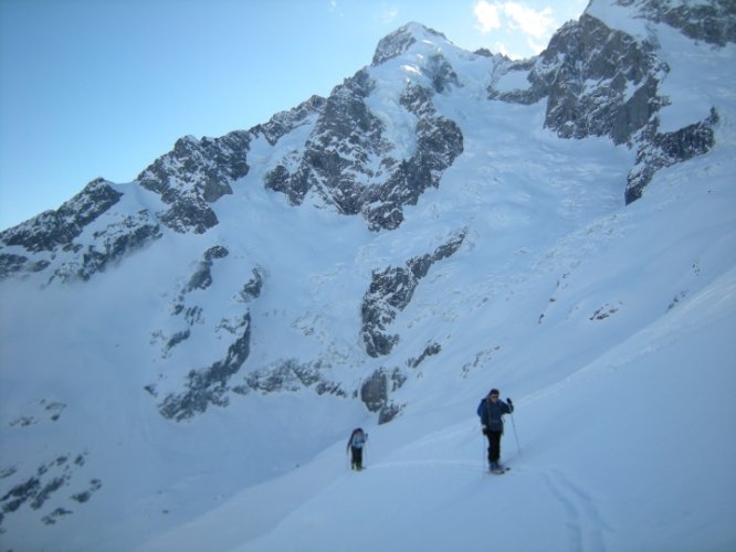 Raid à skis entre la Fouly et Trient