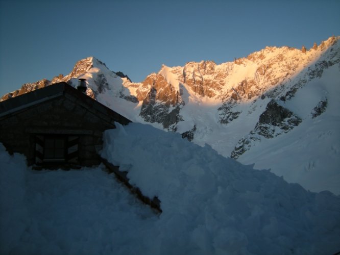 Raid à skis entre la Fouly et Trient