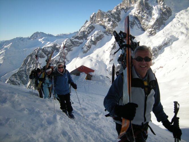 Raid à skis entre la Fouly et Trient